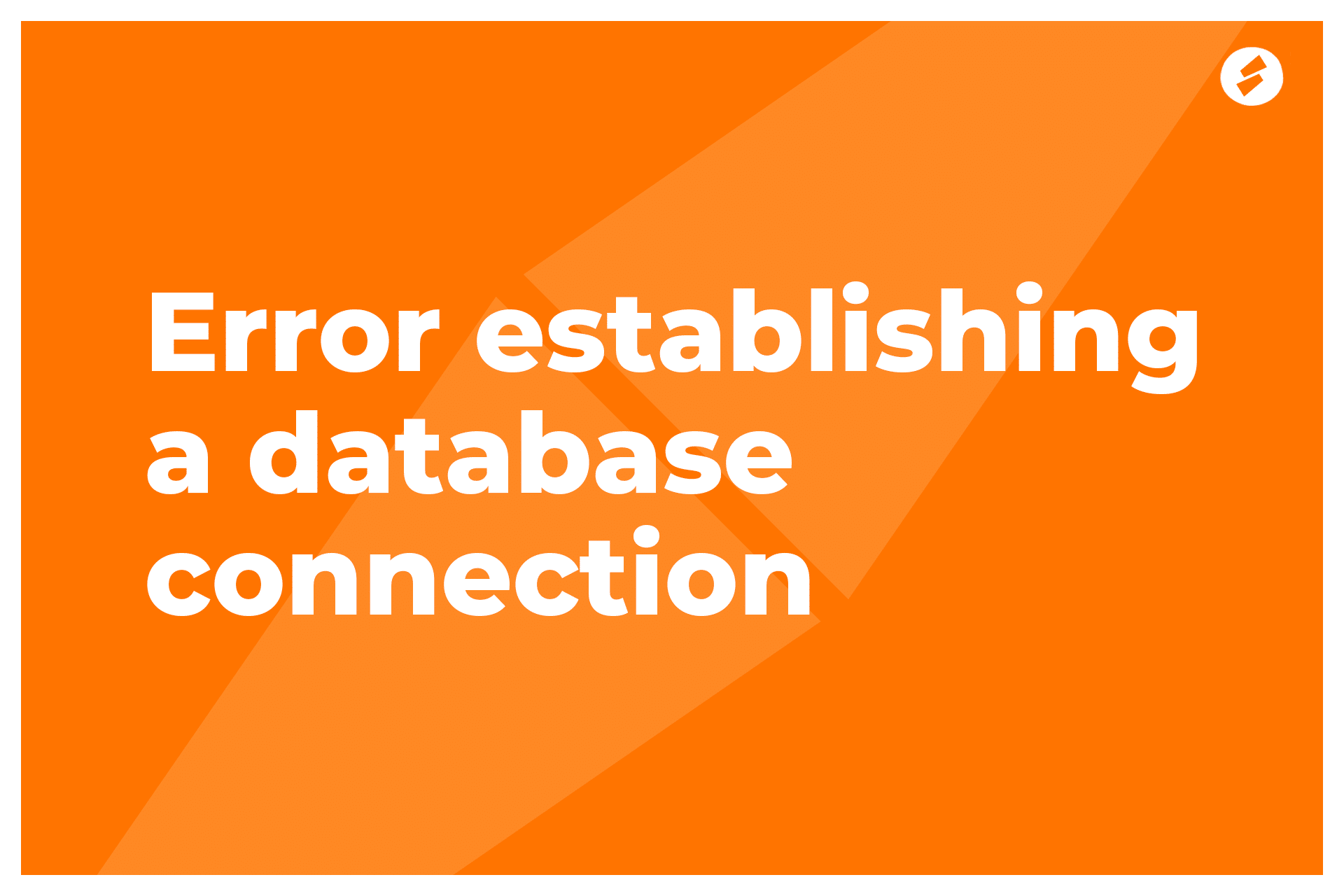 Error establishing a database connection
